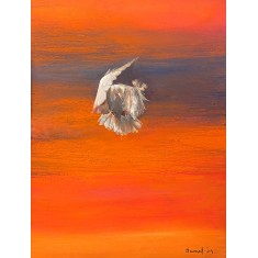 Jamal, 27 X 36, Oil on Canvas, Figurative Painting, AC-JML-014 Jamal, 27 X 36, Oil on Canvas, Figurative Painting, AC-JML-014